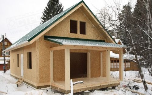 Щитовые дачные дома: преимущества каркасно-щитового строительства. Технология изготовления